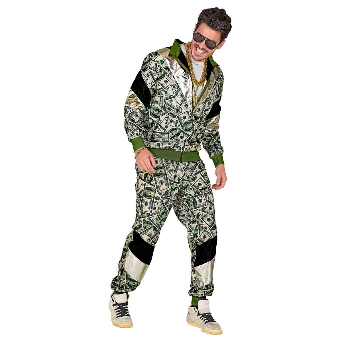 Träningsoverall, dollarsedlar XL