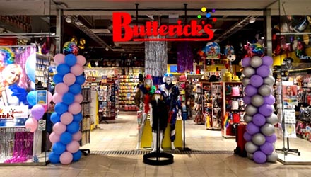 Buttericks westfield Täby när den var öppen.